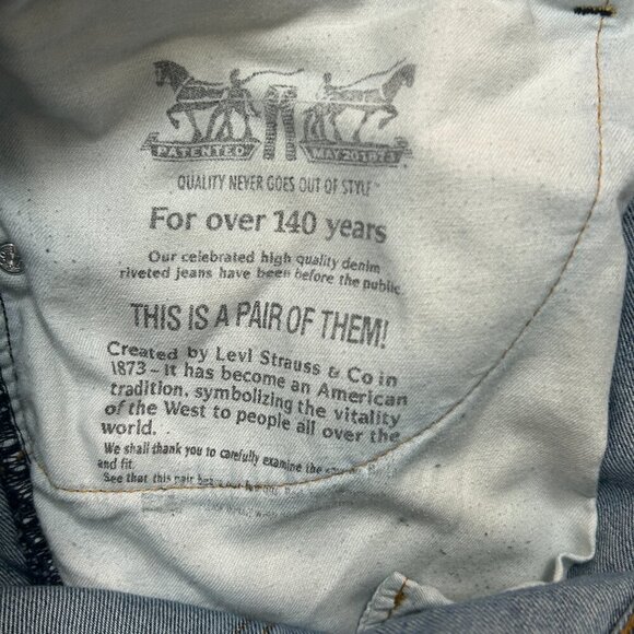 Levis 550 Men's Straight Leg Medium Wash Size 40x30 | 100% Cotton | Classic - Picture 5 of 10